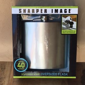 Stainless steel oversized flask